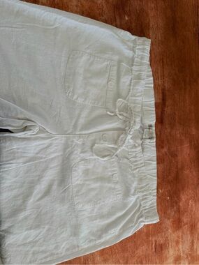 St. John's Bay White Wide-Leg Pull-On Pants